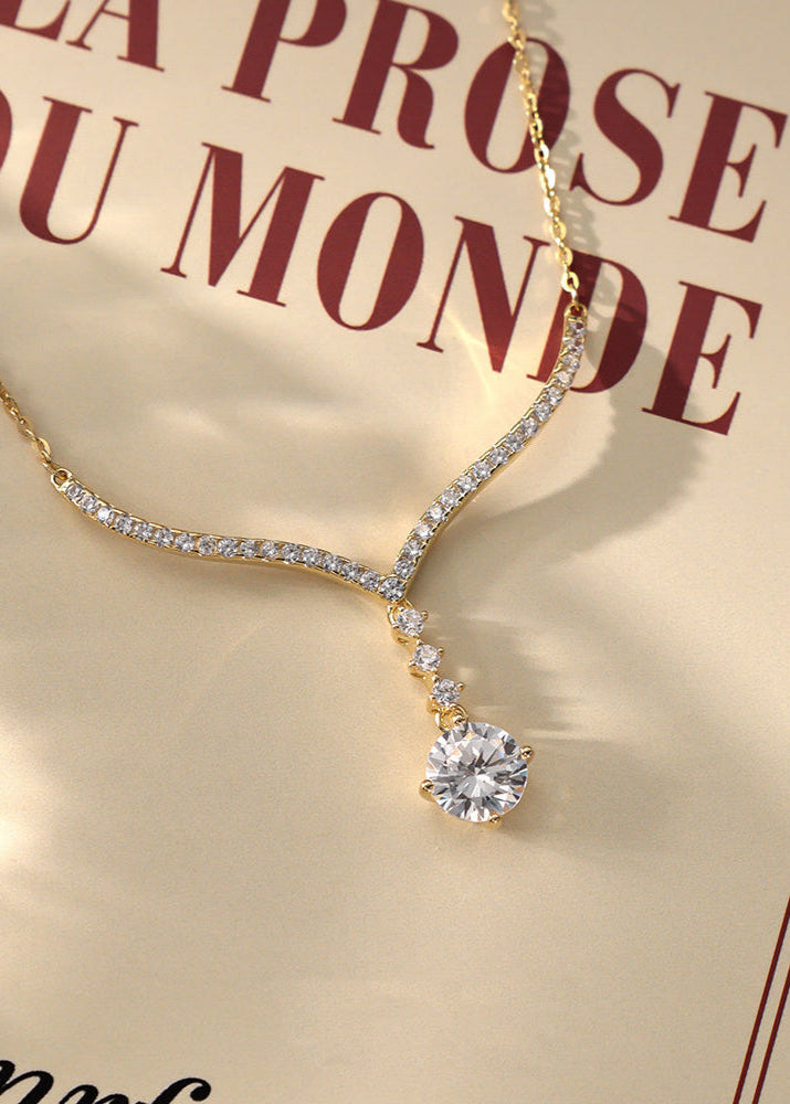 925 sterling silver v neckl