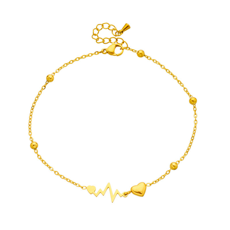 emotional gold charm bracelet