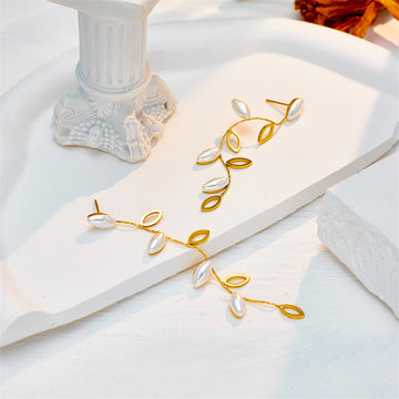 petal drop earrings