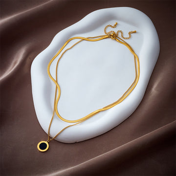 solar eclipse pendant necklace