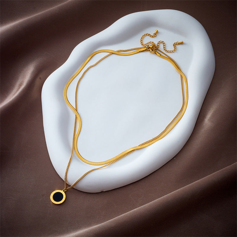 solar eclipse pendant necklace