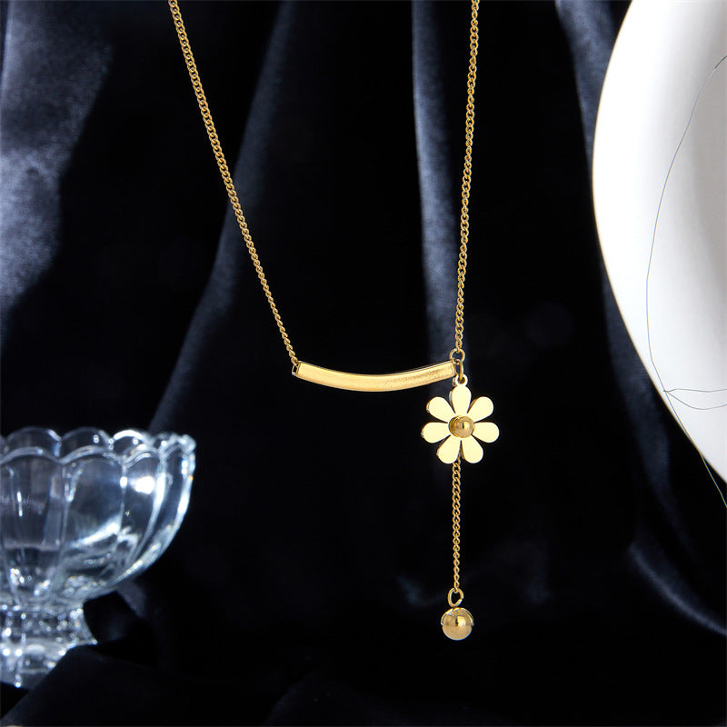 polished blossom pendant close view