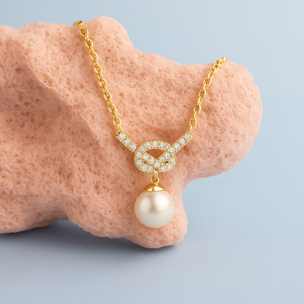eternity love knot pendant