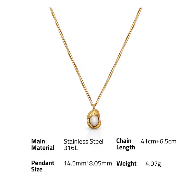 Classic Pearl Halo Pendant